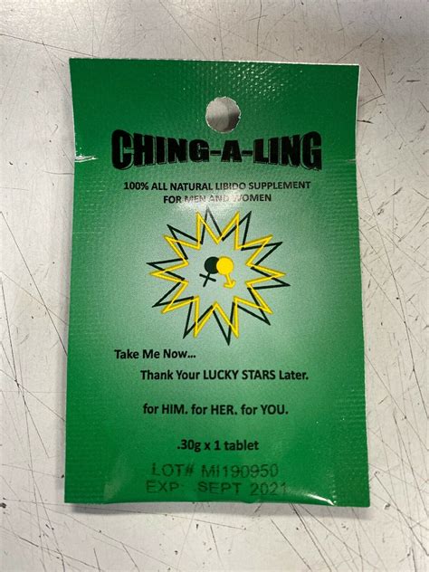 Ching-A-Ling Herbal Sexual Oyster Extract Pills