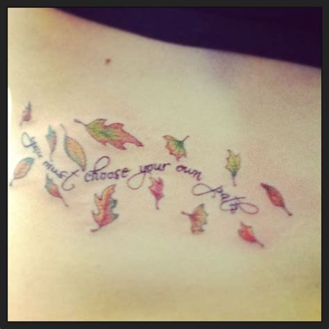 Pocahontas tattoo quote with fall leafs. | New tattoos, Tattoos, Back ...