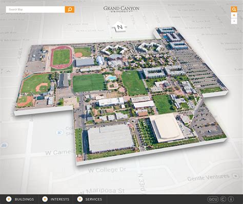 GCU Interactive Campus Map :: Behance