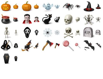 Download Desktop Halloween Icons 2012