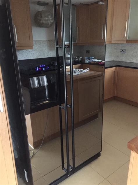 Samsung mirror fronted American fridge freezer | in Swindon, Wiltshire ...