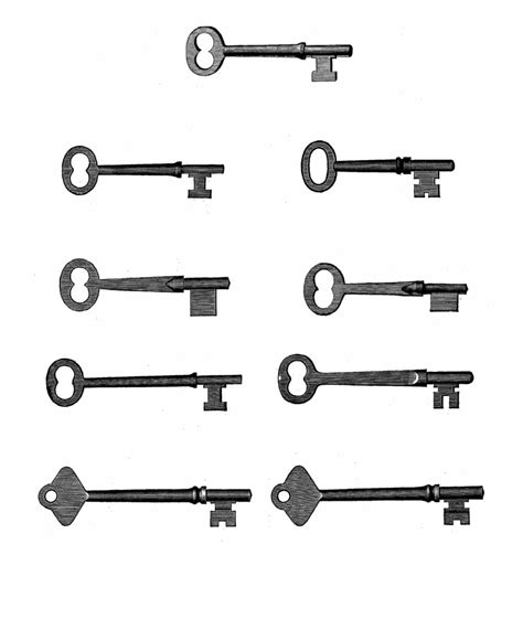 Free Skeleton Key Silhouette, Download Free Skeleton Key Silhouette png images, Free ClipArts on ...