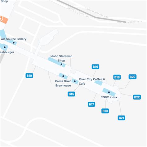 Boise Airport Map | BOI Terminal Guide