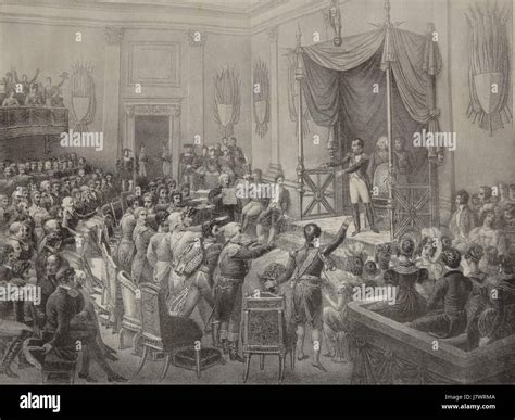 Confederation of the Rhine swearing in 1806 Stock Photo - Alamy