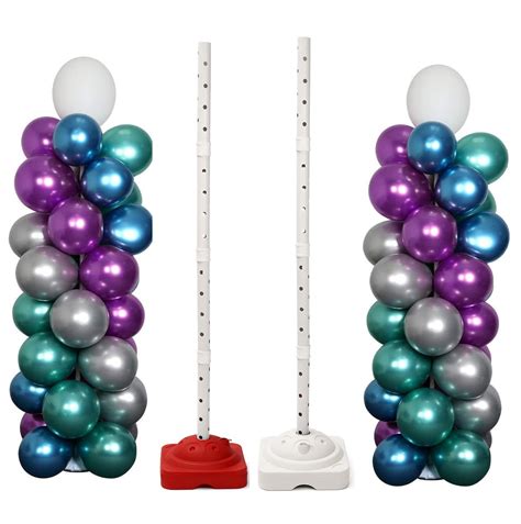 Balloon Column Kit 60 Inch, Balloon Arch Kit Base Stand and Pole and ...