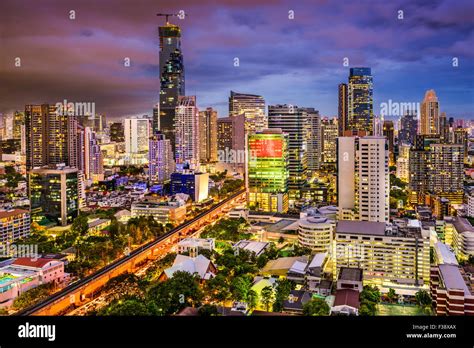 Bangkok, Thailand city skyline Stock Photo - Alamy