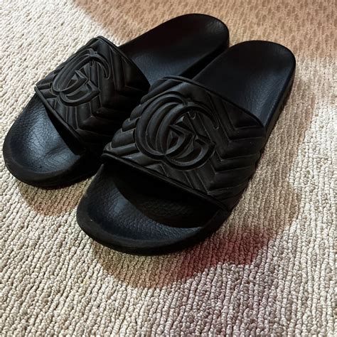 Don’t wear these Gucci slides often size 12 - Depop