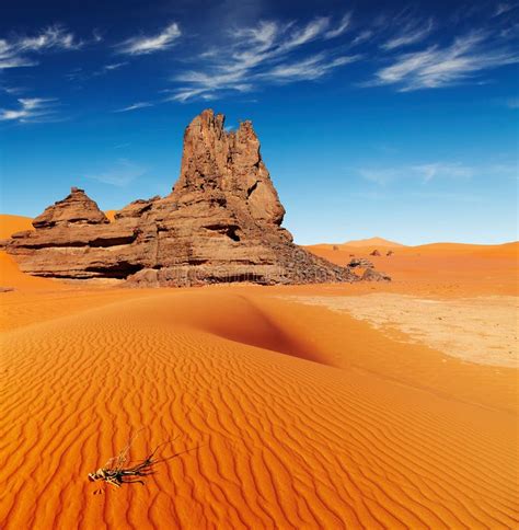 Sahara Desert, Algeria stock photo. Image of rocks, arid - 26566928