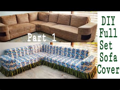 Diy Full Set Sofa Cover Making At Home Part 1 You