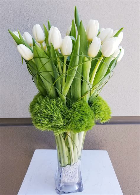 Ice Tulips by Apropos Floral & Event Design | Tulips arrangement ...