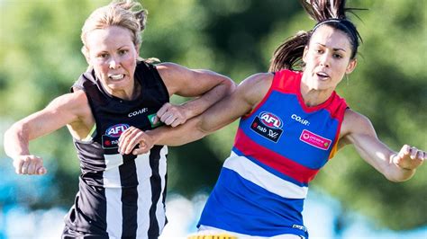 AFLW: Collingwood hosts Western Bulldogs in an AFL Women’s practice match at Olympic Park ...