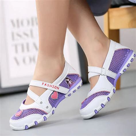 new Summer Children Shoes Girls Casual Shoes sweet cartoon Breathable ...