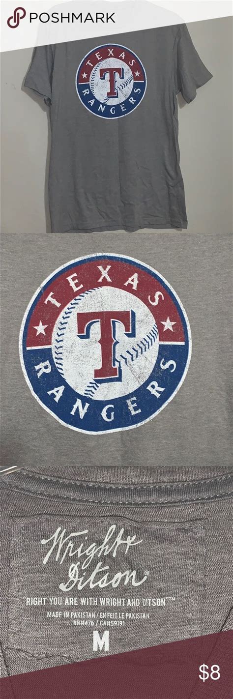 Men’s Texas Rangers T-shirt | Texas rangers t shirts, Texas rangers, T ...