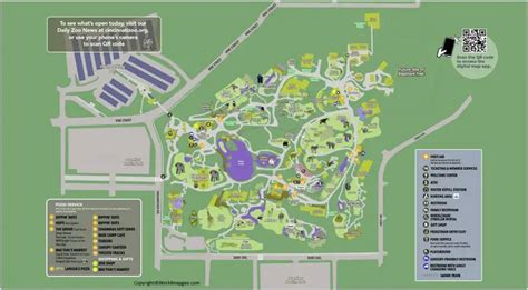 Cincinnati Zoo Map | Cincinnati Zoo Parking Map Pdf