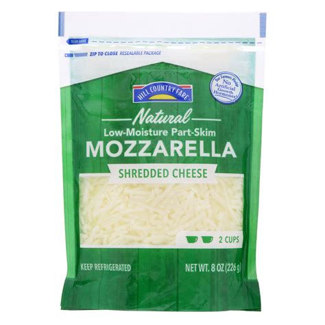 Hill Country Fare Low Moisture Part-Skim Mozzarella Shredded Cheese ...