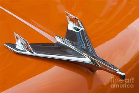 1956 Chevy Bel Air Hood Ornament I Photograph by Clarence Holmes - Fine ...