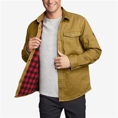 Men's Legend Wash Flex Fleece-lined Shirt Jacket | Eddie Bauer