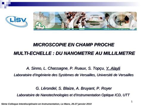 (PDF) Multi-scale near field microscopy: from nanometer to millimeter