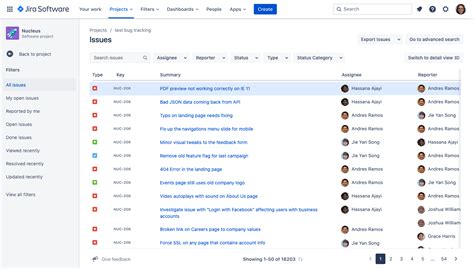Issue Tracker Template | Jira Templates