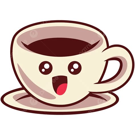 Happy Coffee Cup Vector, Happy, Coffee Cup, Cup PNG and Vector with Transparent Background for ...