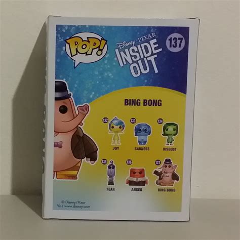 Funko POP! Disney Bing Bong from Inside Out Hot Topic Exclusive