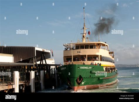 Manly ferry in Manly wharf Sydney NSW Australia Stock Photo - Alamy