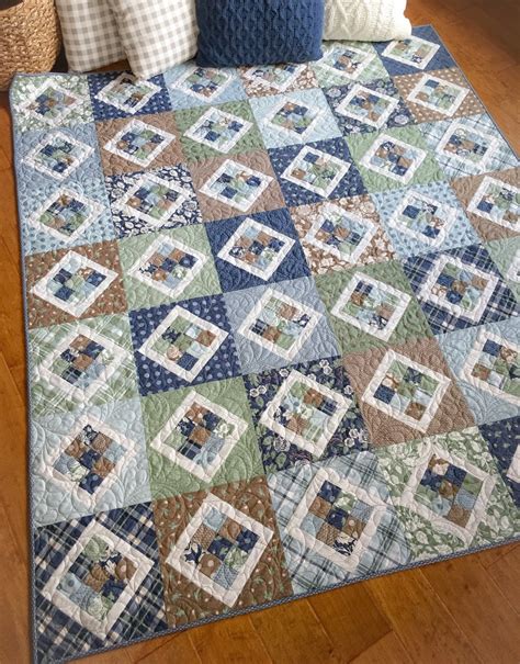 Carried Away Quilting: New Pattern: 9-Patch Pivot, a fat quarter quilt