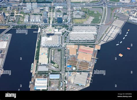 Tokyo Big Sight Hall: Tokyo, Japan: Aerial view of proposed venue for the 2020 Summer Olympic ...