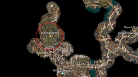 Where to find the House of Healing in Baldur's Gate 3