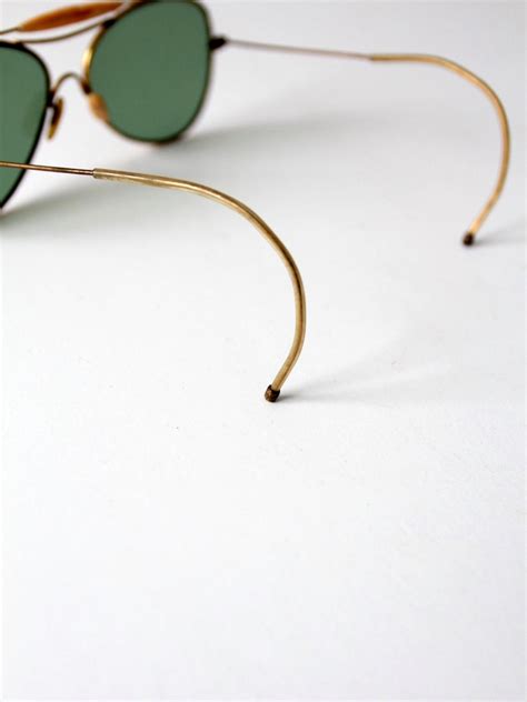 Vintage Aviator Sunglasses - Etsy