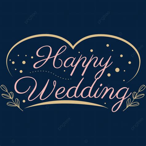 Free Download Vector Hd Images, Happy Wedding Header Banner Vector Png Free Download, Happy ...