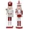 Santa's Workshop 15" Red & White Peppermint Nutcracker Set | Michaels