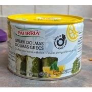 Palirria Greek Dolmas, Canned: Calories, Nutrition Analysis & More | Fooducate