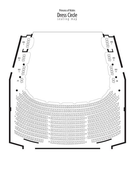 Princess Theatre Seating Map