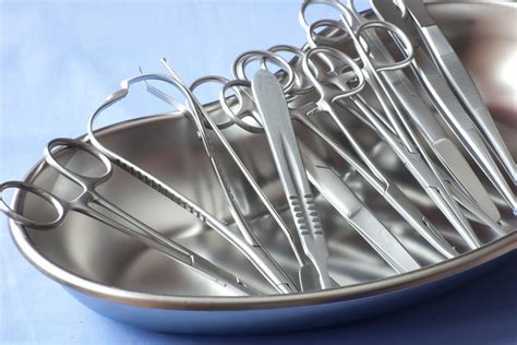 Surgical instruments in kidney tray | ENT Supplies