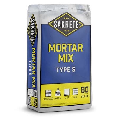 Type S Mortar Mix at Lowes.com