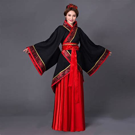 2017 Novo Chinês Tang Dynasty Roupas Vestido Antigo Traje Hanfu Fêmea de Fadas Adulto Temporada ...