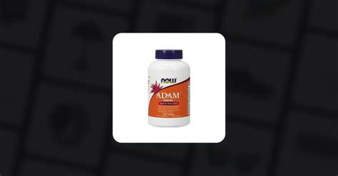 NOW Adam Men's Multivitamin 120 Tablets Men's Multivitamins • Price