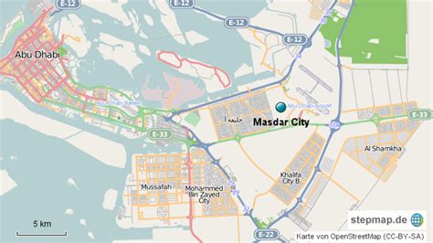 Masdar City Map