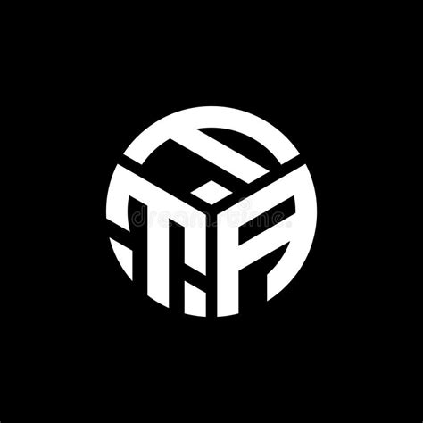 FTA Letter Logo Design on Black Background. FTA Creative Initials Letter Logo Concept Stock ...
