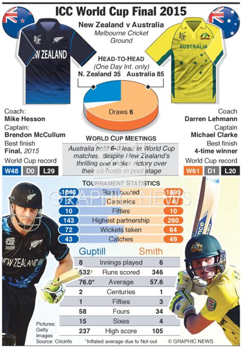 CRICKET: World Cup Final 2015 infographic