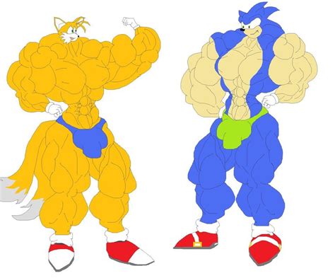 buff sonic and tails by inflamusgrow on DeviantArt | Dinosaur stuffed animal, Buff, Dinosaur