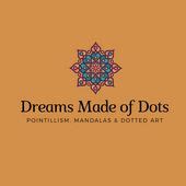 Dreams Made of Dots-Pointillism Mandalas & Dot Art - Paintings & Prints