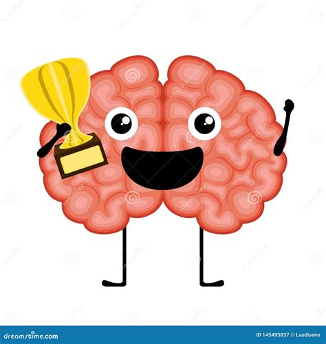 Happy Brain Cartoon Royalty-Free Illustration | CartoonDealer.com #47922066