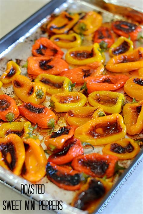 Roasted Sweet Mini Peppers