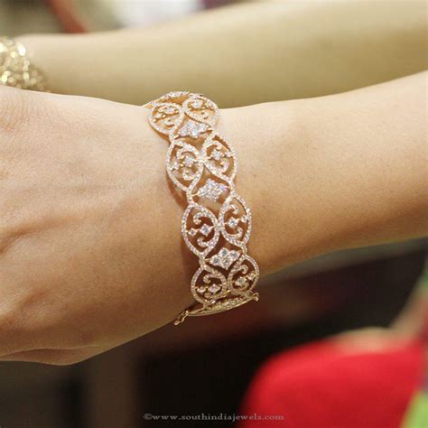 Beautiful Diamond Bangle From Manubhai ~ South India Jewels