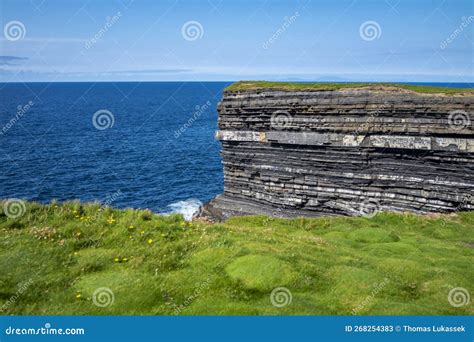 The Dun Briste Sea Stack Off the Cliffs of Downpatrick Head in County ...