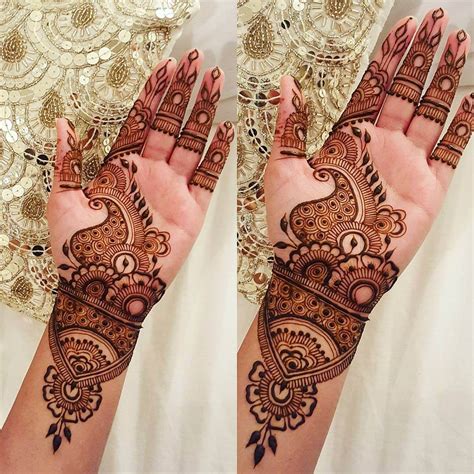 Simple Arabic Mehndi Designs for Left Hand - K4 Fashion