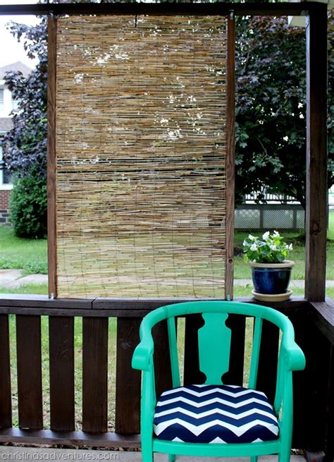 DIY Bamboo Privacy Screen - Christina Maria Blog