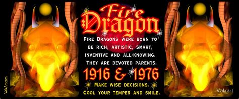 "1976 2036 Chinese zodiac born in year of Fire Dragon " by Valxart | Redbubble